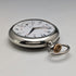 1910s Antique Swiss Unsigned 8-Day Pocket Watch with Alloy Case, in Good Working Condition