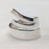Vintage sterling silver spiral wrap ring (size 14)