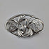 Vintage Sterling Silver Mackintosh Rose Art Nouveau Oval Brooch