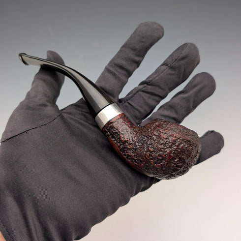 ヴィンテージ アイルランド Peterson ドニゴール・ロッキー 純銀装飾 スモーキングパイプ 999