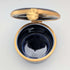 French Vintage Limoges-Castell Cobalt Blue Porcelain Pill Case with 22k Gold Accents, Love Story Design