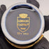 French Vintage Limoges-Castell Cobalt Blue Porcelain Pill Case with 22k Gold Accents, Love Story Design