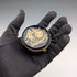 French Vintage Limoges-Castell Cobalt Blue Porcelain Pill Case with 22k Gold Accents, Love Story Design