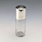 1879 British Antique Sterling Silver Glass Perfume Bottle with Pegasus Emblem, Thomas Johnson I/II
