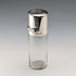 1879 British Antique Sterling Silver Glass Perfume Bottle with Pegasus Emblem, Thomas Johnson I/II