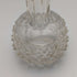 1897 British Antique Cut Glass & Sterling Silver Decorated Small Single Flower Vase Pair