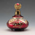 Antique Bohemian Glass Art Nouveau Enamel Floral Perfume Bottle
