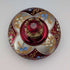Antique Bohemian Glass Art Nouveau Enamel Floral Perfume Bottle