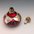 Antique Bohemian Glass Art Nouveau Enamel Floral Perfume Bottle
