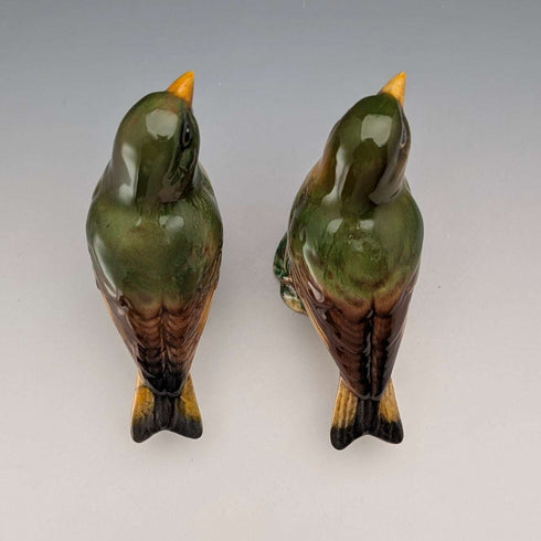英国ヴィンテージ Beswick ベズウィック カワラヒワ フィギュリン 2体セット(No.2105)