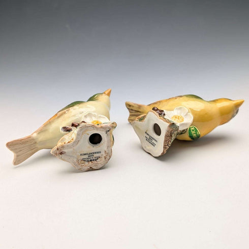 英国ヴィンテージ Beswick ベズウィック カワラヒワ フィギュリン 2体セット(No.2105)
