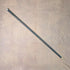 1874 British Antique Walking Stick with Black Shaft and Sterling Silver Engraved Rondelle Handle, 82cm