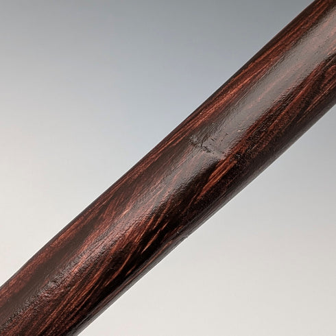 復古天然木質登山杖,貓頭鷹雕刻手柄,129厘米