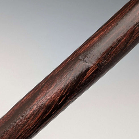 復古天然木質登山杖,貓頭鷹雕刻手柄,129厘米