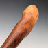 Vintage Natural Wood Hiking Stick with Leather Strap, 124cm