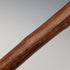 Vintage Natural Wood Hiking Stick with Leather Strap, 124cm