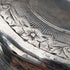 1874 British Antique Walking Stick with Black Shaft and Sterling Silver Engraved Rondelle Handle, 82cm