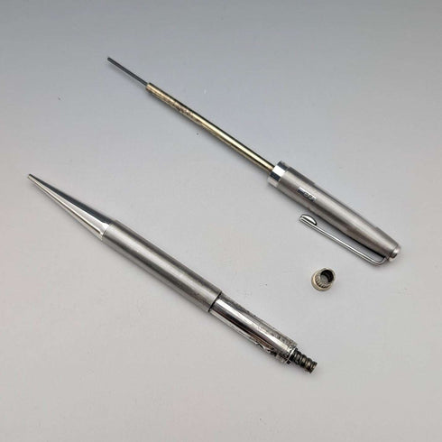 1981, Yard-O-Led, England. Sterling silver push-button pencil in case.