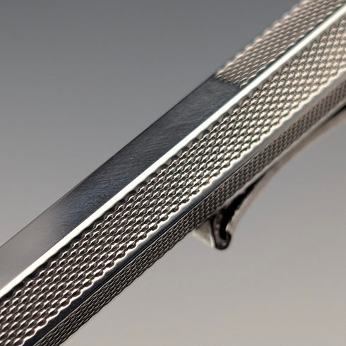 1958年 英国ヴィンテージ 純銀製 ヘキサゴン 推進式シャープペンシル Villiers&Jackson 箱入り