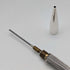 1958 British Vintage Sterling Silver Hexagon Push-Type Mechanical Pencil by Villiers & Jackson, in Box