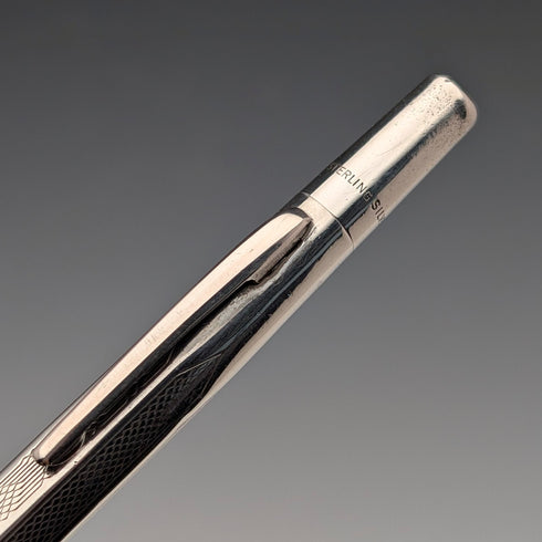 英国ヴィンテージ ライフロング 純銀製 推進式シャープペンシル