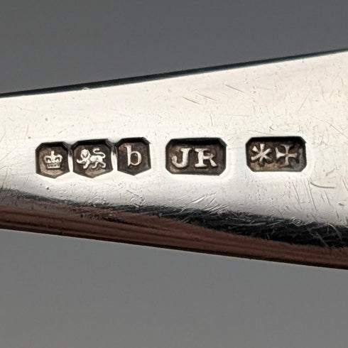 1919年 英国アンティーク 純銀製ティースプーン6本セット 計120g Joseph Rodgers&Sons ケース入