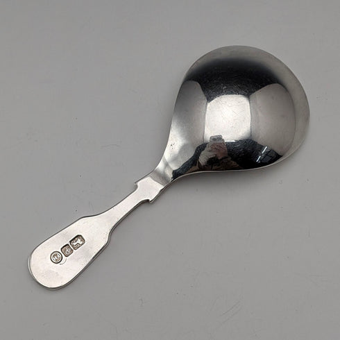 1989年 英国ヴィンテージ 純銀製 ティーキャディースプーン 18.8g Francis Howard Ltd