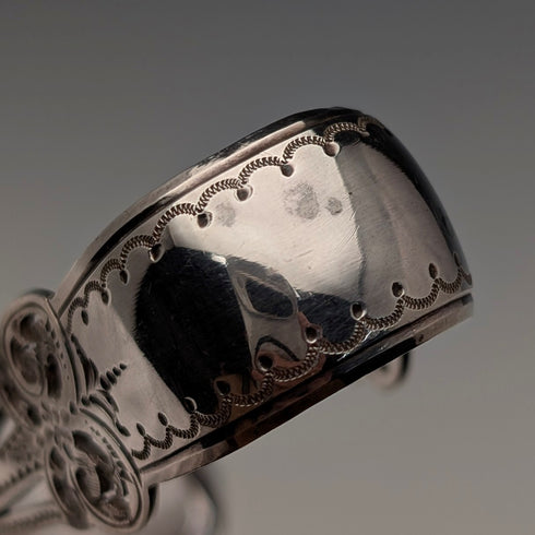 1900年 英国アンティーク 純銀製シュガートング 22g Levesley Bros