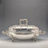 Circa 1870, British antique silver-plated oval-shaped entree dish, Martin Hall