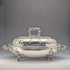 Circa 1870, British antique silver-plated oval-shaped entree dish, Martin Hall