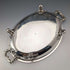 Circa 1870, British antique silver-plated oval-shaped entree dish, Martin Hall