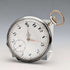 Antique, unsigned, Swiss-made pocket watch with silver case, niello decoration, open face, in good working order.