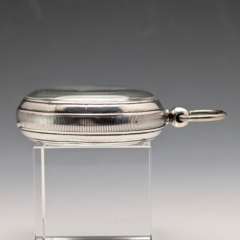 1905年 英国アンティーク J.W.Benson LUDGATE 懐中時計 純銀オープンフェース 動作良好