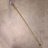 Vintage Painted Parrot Carving Handle Hiking Stick Cane 136cm