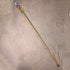 Vintage Painted Parrot Carving Handle Hiking Stick Cane 136cm