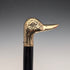 Vintage Black Shaft Duck Head Handle Walking Stick 93cm