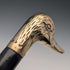 Vintage Black Shaft Duck Head Handle Walking Stick 93cm