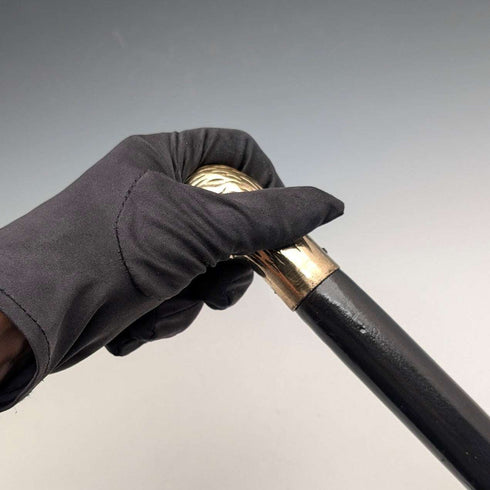 Vintage Black Shaft Duck Head Handle Walking Stick 93cm