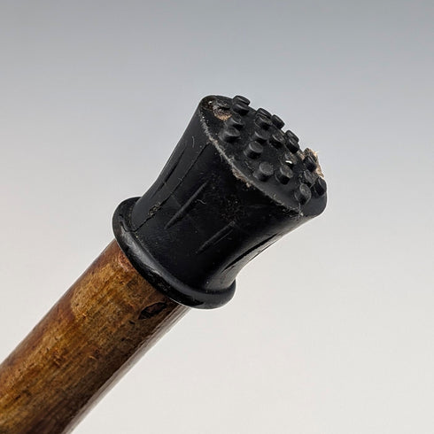 Vintage Painted Parrot Carving Handle Hiking Stick Cane 136cm