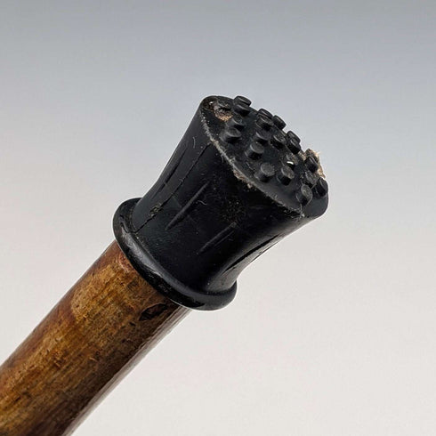 Vintage Painted Parrot Carving Handle Hiking Stick Cane 136cm