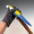 Vintage Painted Parrot Carving Handle Hiking Stick Cane 136cm