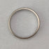 UK K9 White Gold Plain Ring (JP Size 14) B BROS