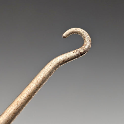 Vintage Silver-Decorated Ebony Handle 3-Piece Dressing Tool Set