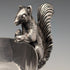 English vintage silver-plated squirrel nut dish & cracker by Viners