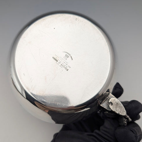 English vintage silver-plated squirrel nut dish & cracker by Viners