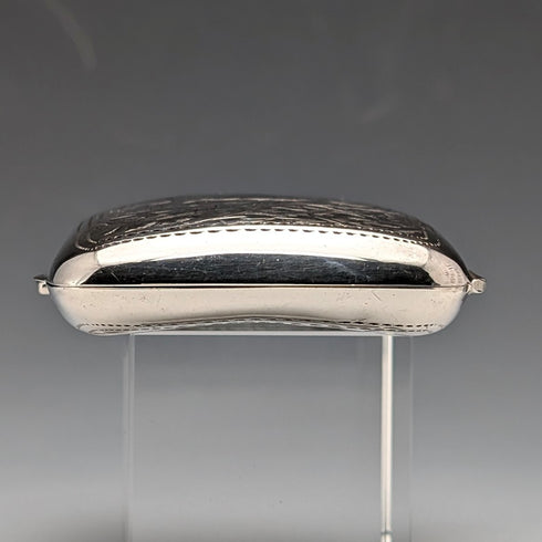 1946年 英国ヴィンテージ 純銀製 シガレットケース 58g John Rose