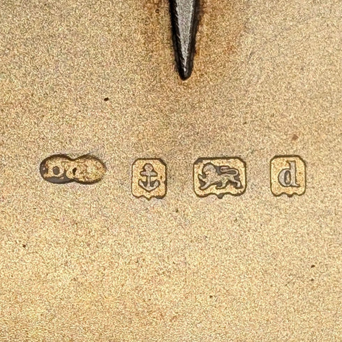 1903 British Antique Sterling Silver Pebble Shaped Snuff Box 71g Deakin&Francis