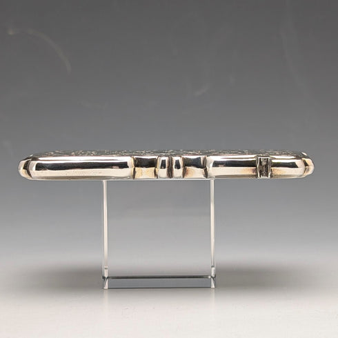 1856年 英国アンティーク 純銀製 カードケース 65g Charles Washington Shirley Deakin