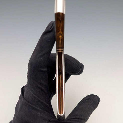 1876 English Antique Sterling Silver Card Case 94g GEORGE UNITE