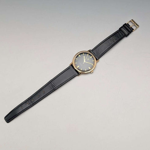 1970年頃 オメガ 紳士用 機械式腕時計 Ref131.019SP Cal.601 ブラックダイヤル 動作良好